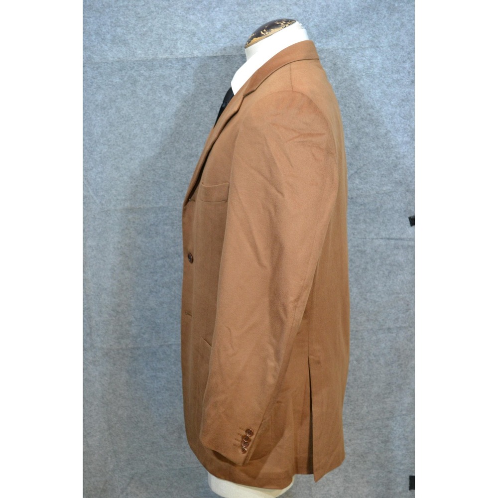 Edwin Nazario Sport Coat Mens 44R Brown Wool Cashmere Loro Piana Blazer Italy - Picture 4 of 16